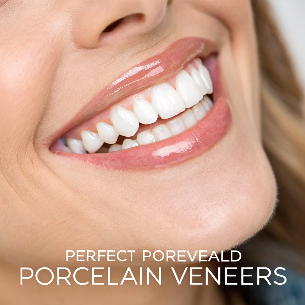 Before: Porcelain Veneers — Full Smile Makeover
